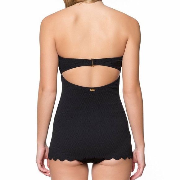 NWT JESSICA SIMPSON UNDER THE SEA SCALLOPED SWIMDRESS S - Picture 3 of 3